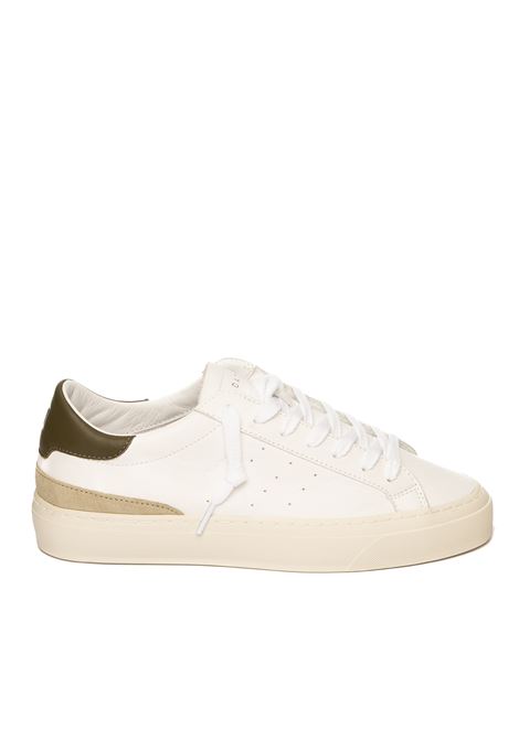 sneaker sonica calf bianco/verde D.A.T.E. | SONICA UCALF-WHT/ARM